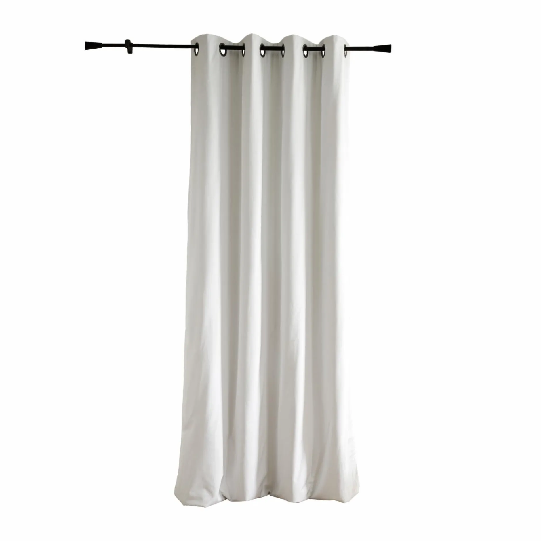 Rideaux Et Voilage|Rideaux Et Voilage>Camif MOONDREAM Rideau velours 3 en 1 phonique thermique occultant Marilou - Blanc