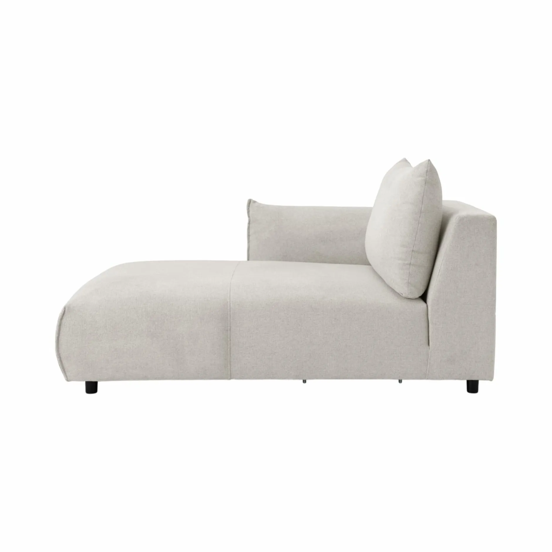 Canapés Modulables>Camif Méridienne pour canapé modulable tissu Solal - - Méridienne gauche Beige