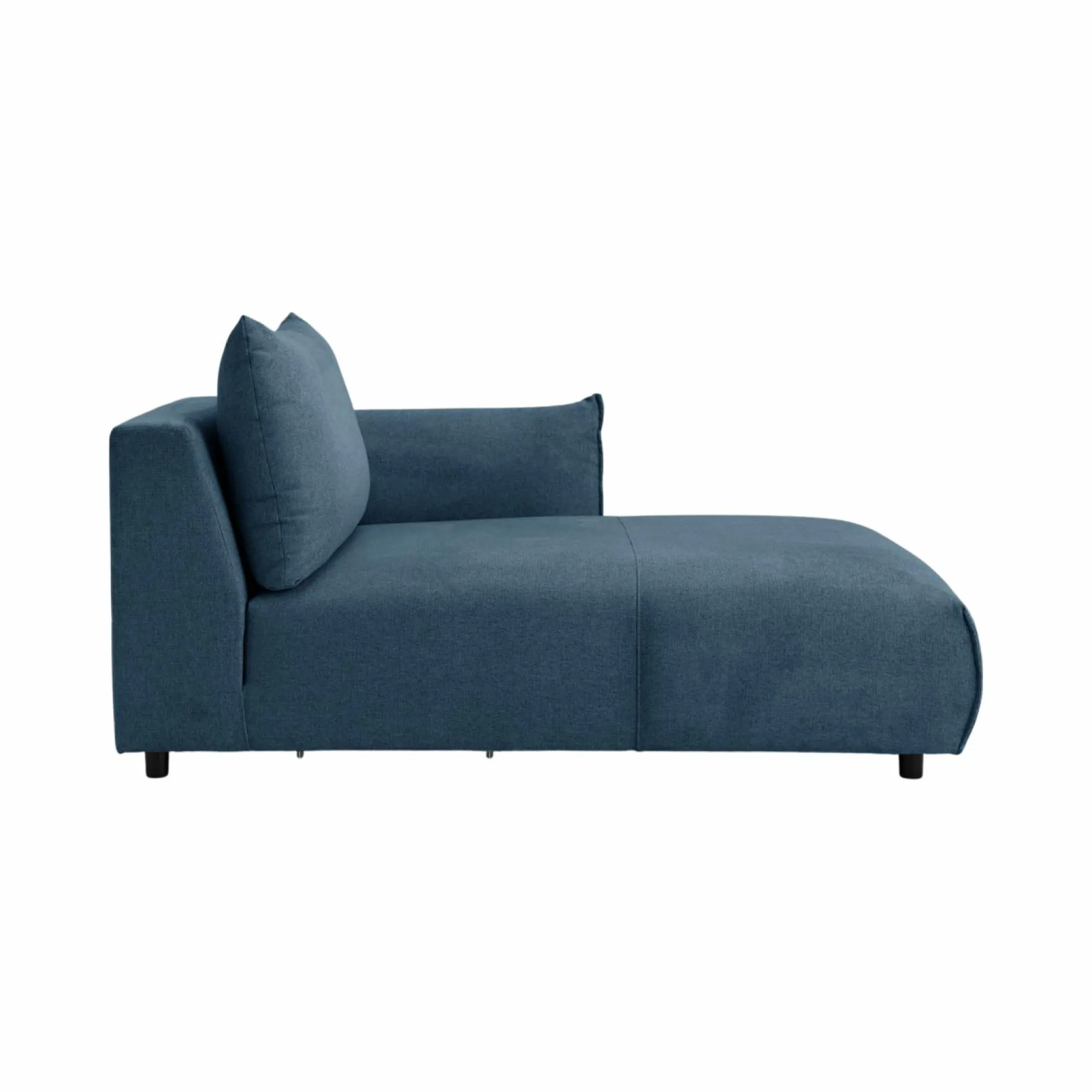 Canapés Modulables>Camif Méridienne pour canapé modulable tissu Solal - - Méridienne droite Bleu