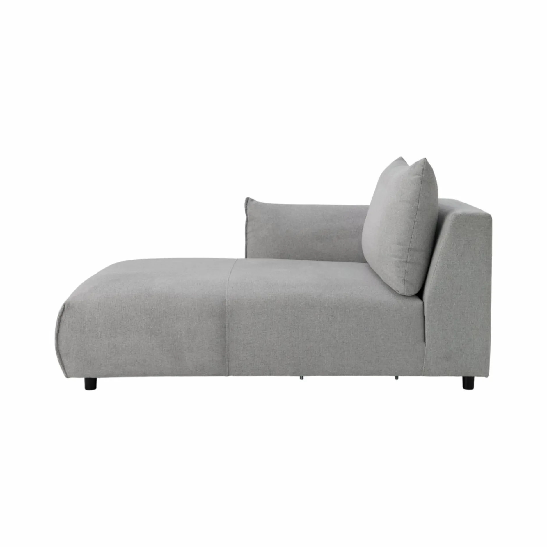 Canapés Modulables>Camif Méridienne pour canapé modulable tissu Solal - - Méridienne gauche Gris