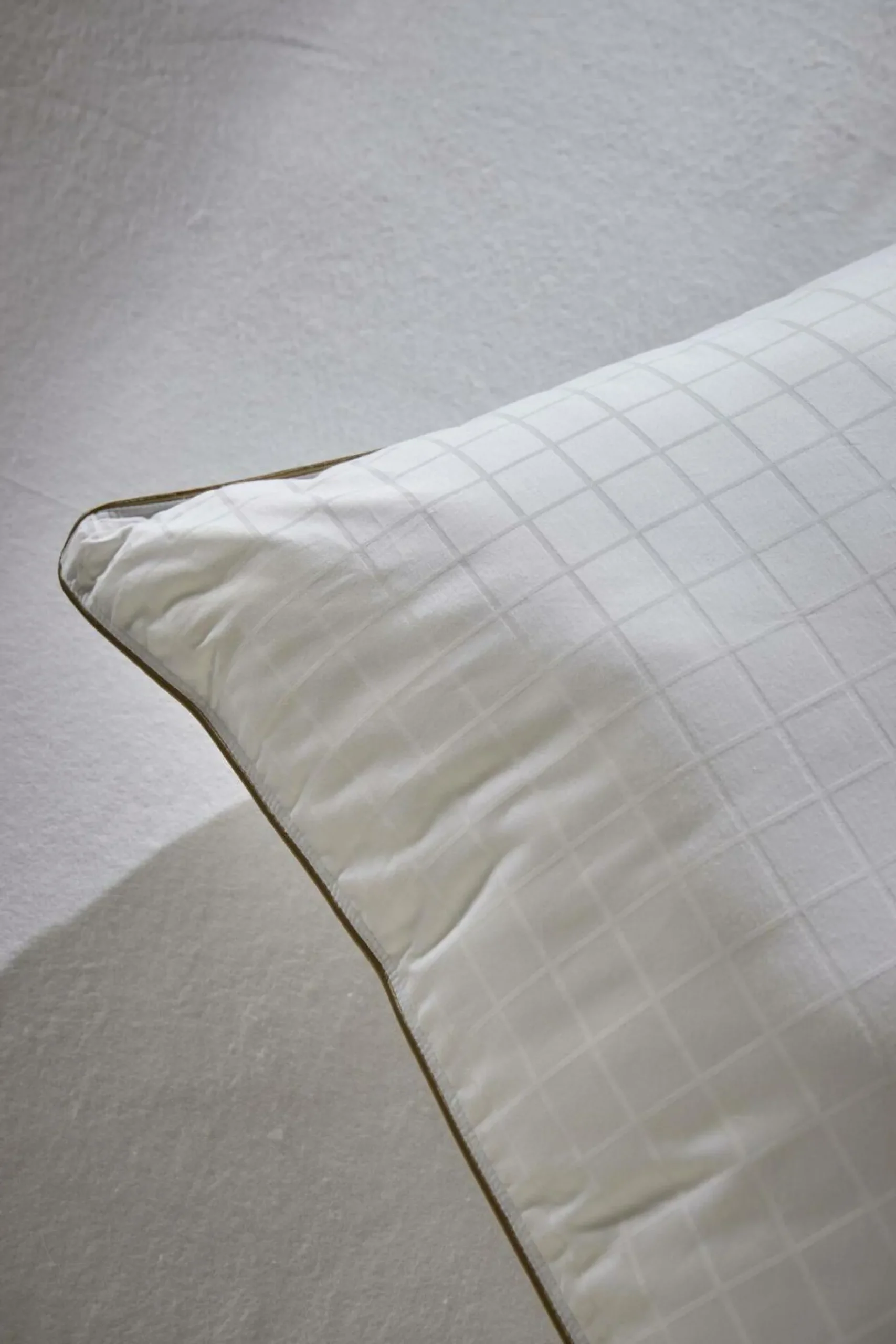 Oreillers|Oreillers>Camif Oreiller résilient sensation duvet Lyne - 65 x 65 cm