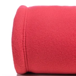 Couvertures>Camif OURSON Couverture maille polaire Thermotec - - 150 x 220 cm Framboise