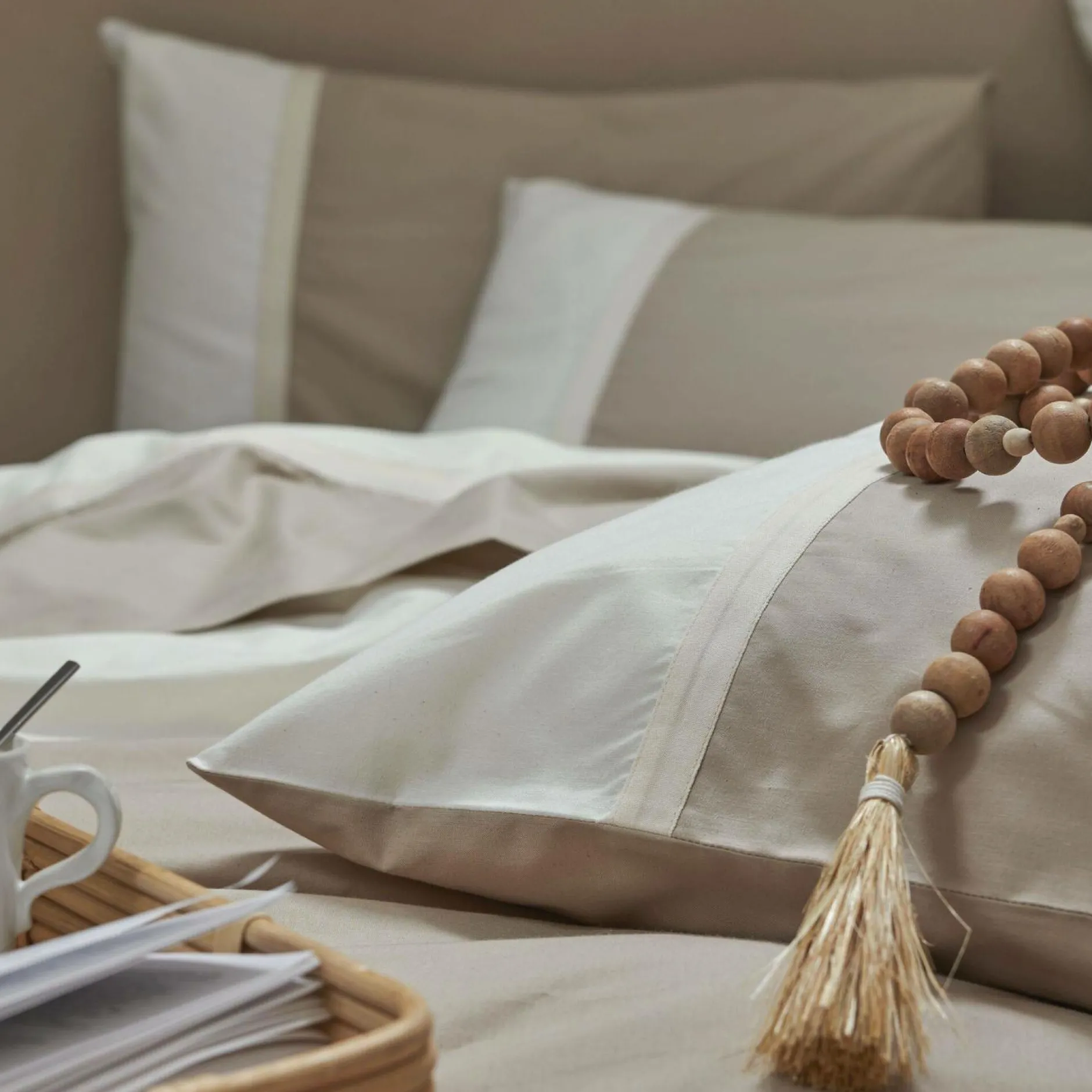 Parures De Lit>Camif Parure de lit coton bio Rhea - 140 x 200 cm