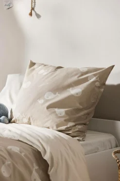 Parures De Lit Enfant>Camif Parure de lit coton P'tite Baleine - - 140 x 200 cm Galuchat