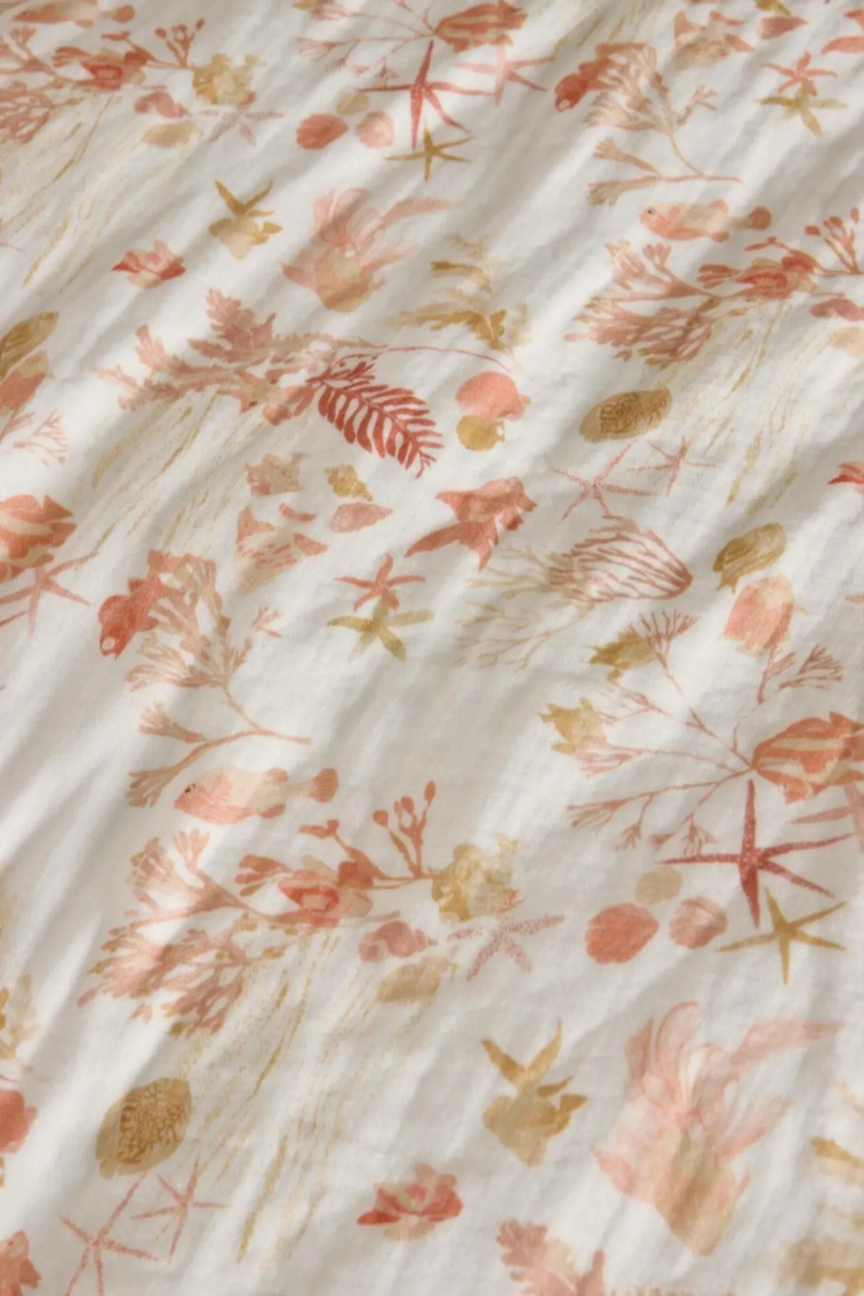 Parures De Lit Enfant>Camif Parure de lit enfant gaze de coton Chansons d'eaux douces - - 140 x 200 cm Rouge