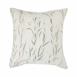 Housses De Couette|Parures De Lit>Camif Parure de lit gaze de coton Vulpin - - 240 x 220 cm Ecru/Vert