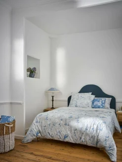 Housses De Couette|Parures De Lit>Camif Parure de lit percale Passerage - - 240 x 220 cm Gris