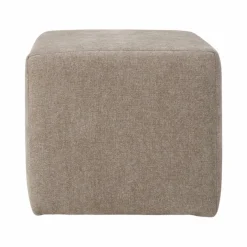 Repose-Pieds>Camif Petit pouf tissu Opus - Taupe