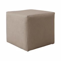 Repose-Pieds>Camif Petit pouf tissu Otis - Beige
