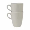 Tasses|Tasses>Camif PILLIVUYT Lot de 2 Mugs Plissé