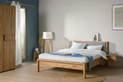 Plaids|Plaids>Camif Plaid coton à franges Emilien - - 130 x 170 cm Bleu Gris