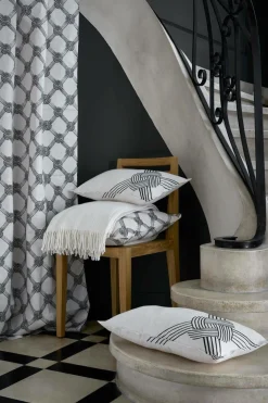 Plaids|Plaids>Camif Plaid nid d'abeille coton polyester recyclé Pazenn - - 130 x160 cm Ecru