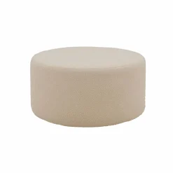 Repose-Pieds>Camif Pouf bouclette 70 cm Ome - Lin