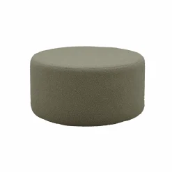 Repose-Pieds>Camif Pouf bouclette 70 cm Ome - Vert Kaki