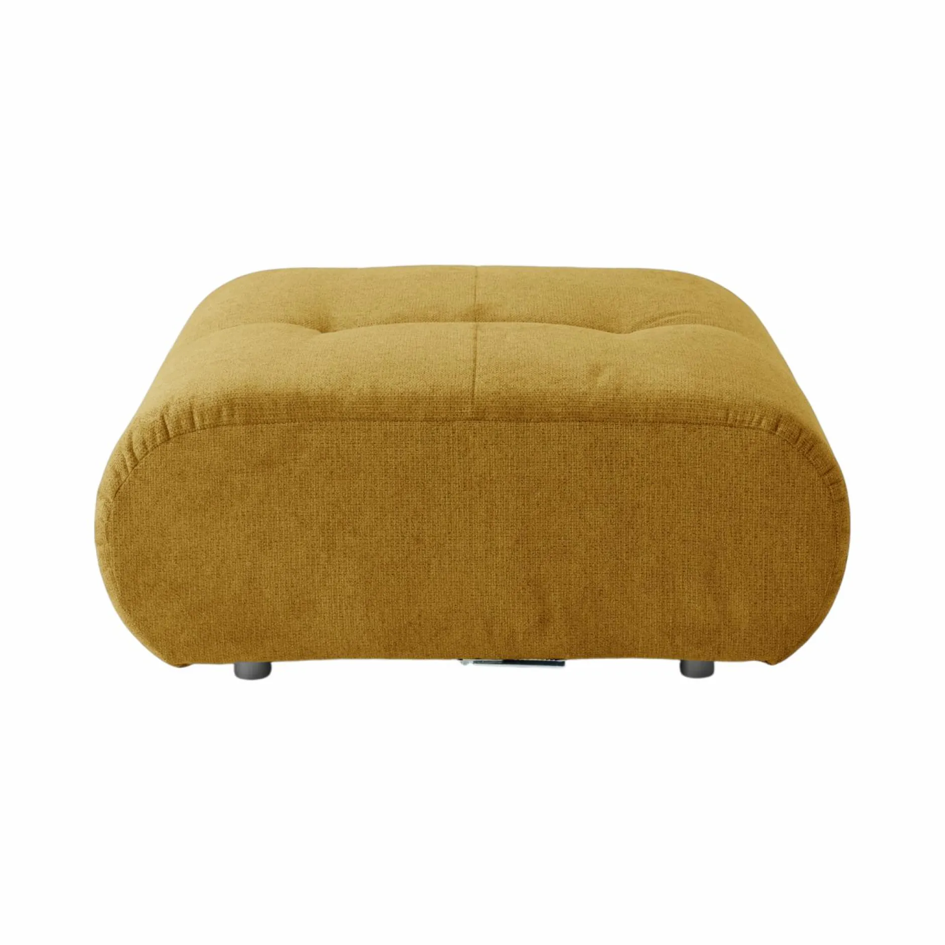 Canapés Modulables>Camif Pouf pour canapé modulable tissu Benny - Moutarde
