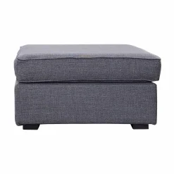 Repose-Pieds>Camif Pouf tissu déhoussable Marbella - Gris
