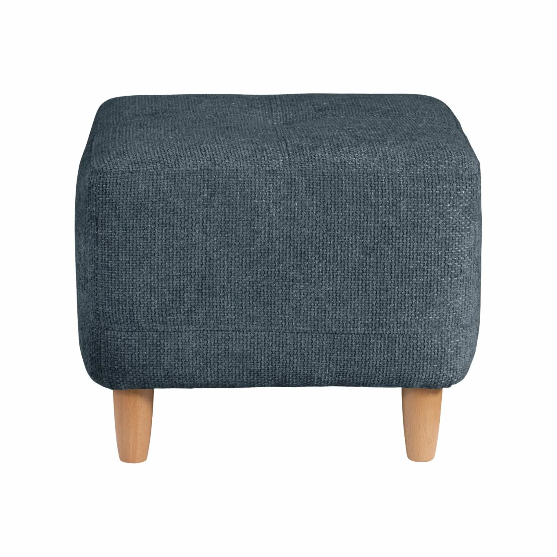 Repose-Pieds>Camif Repose pieds tissu Chambord - Bleu