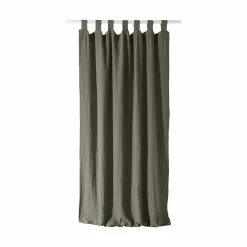 Rideaux Et Voilage|Rideaux Et Voilage>Camif Rideau à pattes gaze de coton Cybelle - Thym