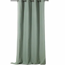 Rideaux Et Voilage|Rideaux Et Voilage>Camif Rideau coton lin Loïs - - 135 x 260 cm Vert d'eau