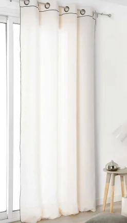 Rideaux Et Voilage|Rideaux Et Voilage>Camif Rideau lin Léonard - - 135 x 260 cm Ecru