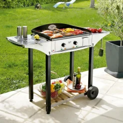 Ensembles Planchas Et Dessertes>Camif ROLLER GRILL Ensemble Plancha 600x400 électrique + desserte