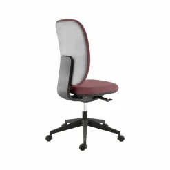 Chaises De Bureau>Camif SOKOA Siége Alaia dossier tapissé sans accoudoirs - Lie de Vin