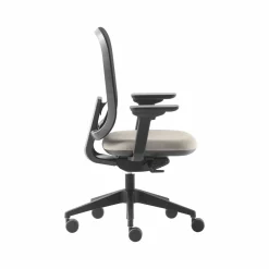 Chaises De Bureau>Camif SOKOA Siége Alaia dossier résille avec accoudoirs - Lin