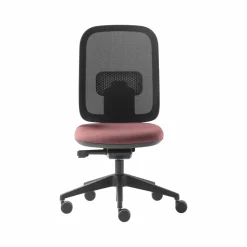 Chaises De Bureau>Camif SOKOA Siége Alaia dossier résille sans accoudoirs - Lie de Vin