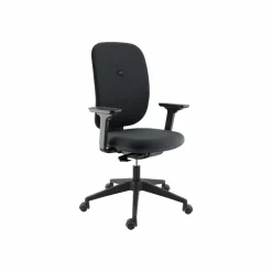 Chaises De Bureau>Camif SOKOA Siége Alaia dossier tapissé avec accoudoirs - Gris