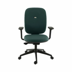 Chaises De Bureau>Camif SOKOA Siége Alaia dossier tapissé avec accoudoirs - Vert Jungle