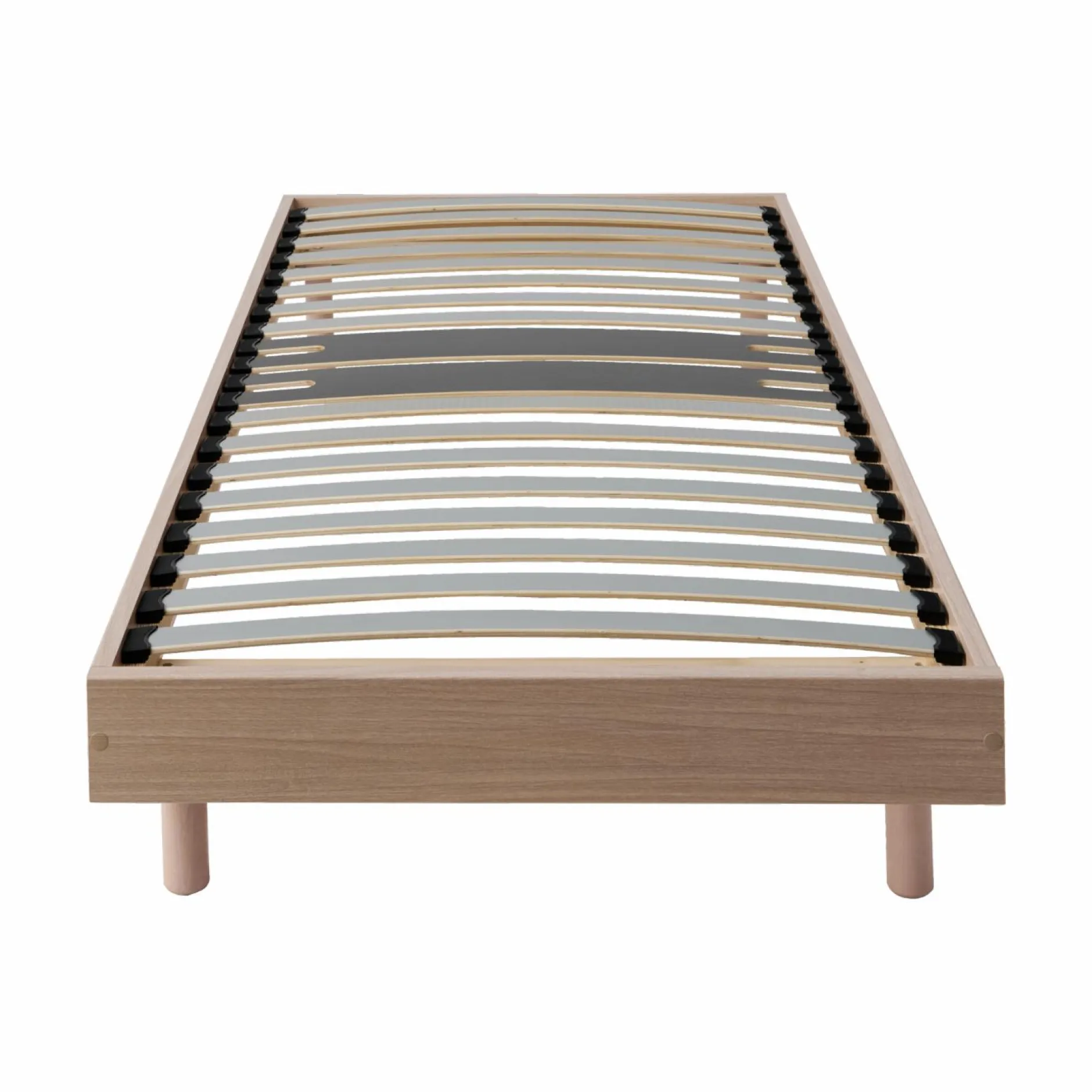 Sommiers 160 X 200 Cm|Sommiers 90 X 190 Cm>Camif Sommier kit décor bois Elian - - 90 x 190 cm Chêne Clair