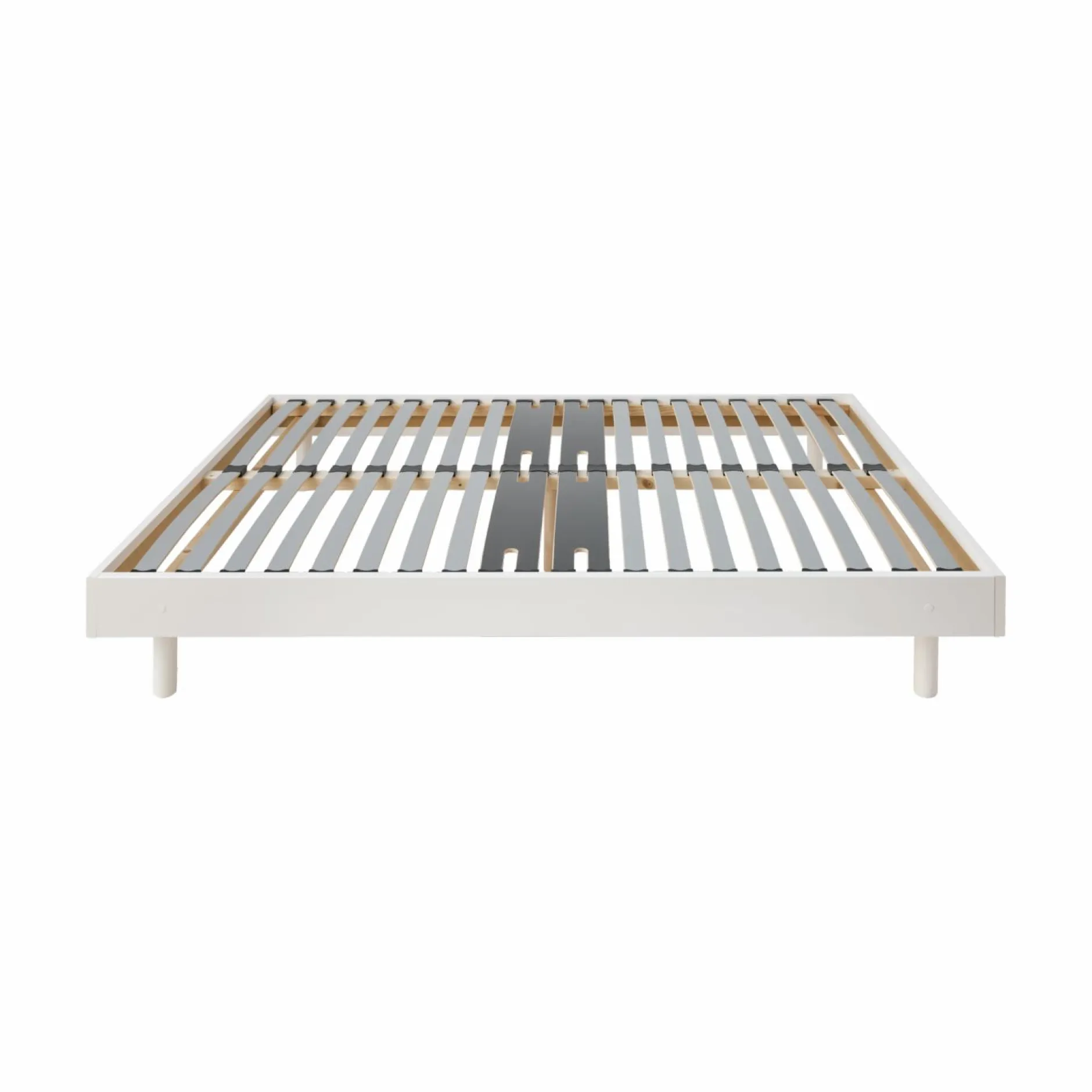 Sommiers 90 X 190 Cm|Sommiers 140 X 190 Cm>Camif Sommier kit décor bois Elian - - 160 x 200 cm Blanc