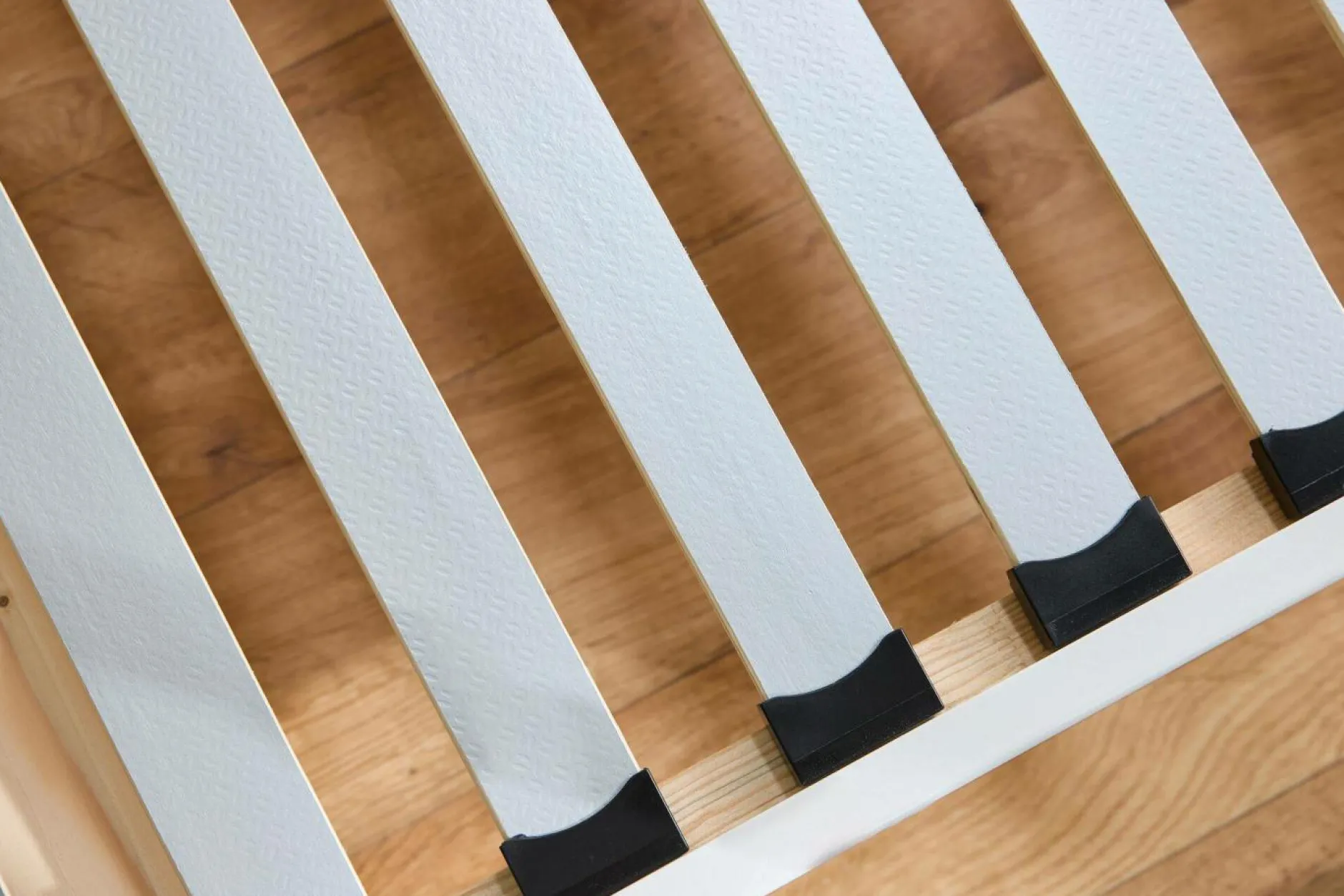 Sommiers 90 X 190 Cm|Sommiers 140 X 190 Cm>Camif Sommier kit décor bois Elian - - 160 x 200 cm Blanc