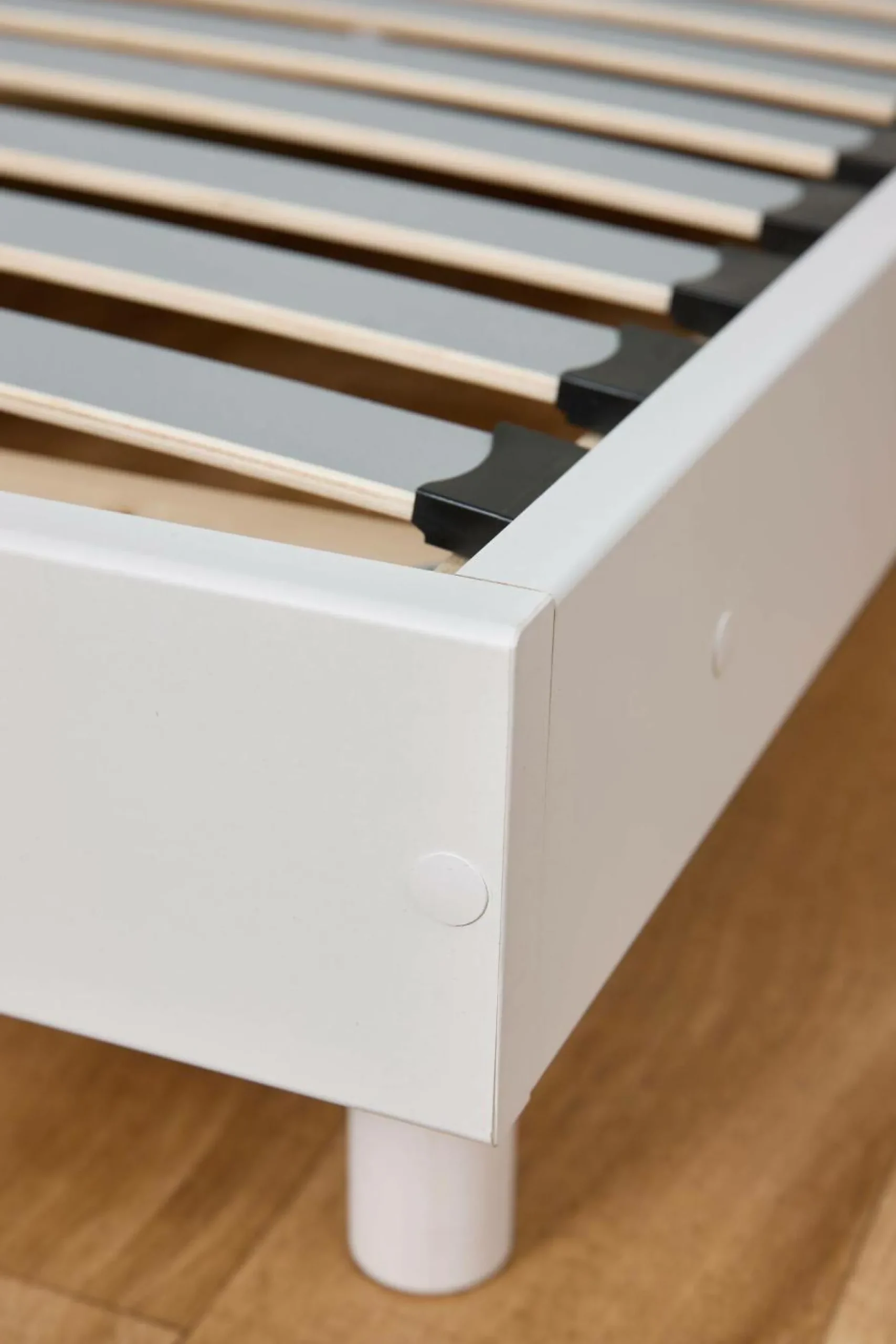 Sommiers 90 X 190 Cm|Sommiers 140 X 190 Cm>Camif Sommier kit décor bois Elian - - 160 x 200 cm Blanc