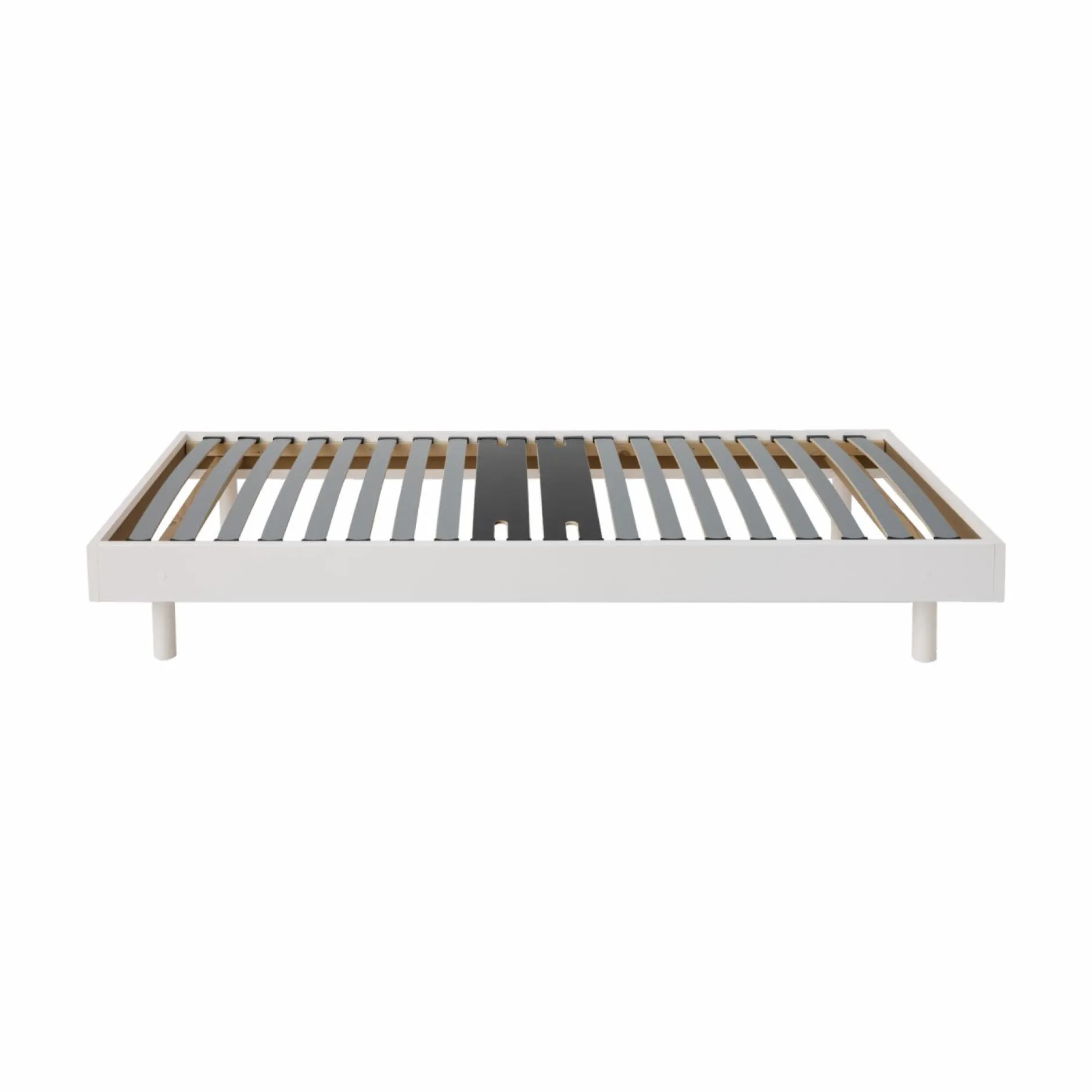 Sommiers 90 X 190 Cm|Sommiers 140 X 190 Cm>Camif Sommier kit décor bois Elian - - 90 x 190 cm Blanc