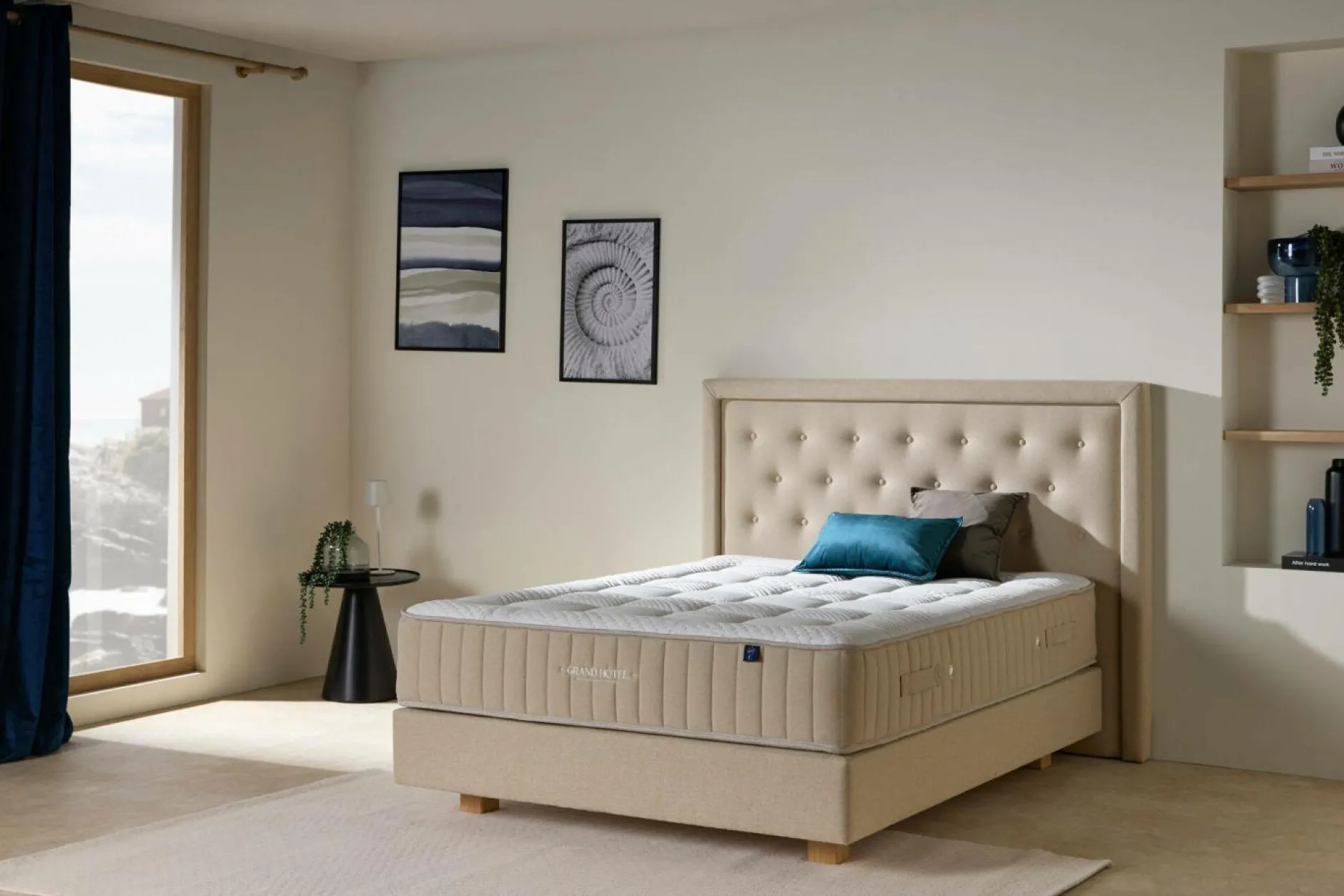 Sommiers 90 X 190 Cm|Sommiers 140 X 190 Cm>Camif Sommier tapissier 20 cm Grand Hôtel - 140 x 200 cm