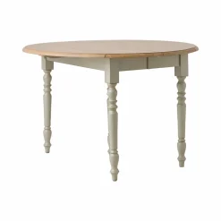 Tables À Manger|Tables>Camif Table à manger à volets extensible bois massif 4 à 8 personnes Embellie - Grège