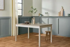 Tables À Manger|Tables>Camif Table à manger rectangulaire décor bois et blanc 4 personnes Adeline