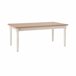 Tables À Manger|Tables>Camif Table à manger rectangulaire extensible bois et blanc 6 à 10 personnes Apolline