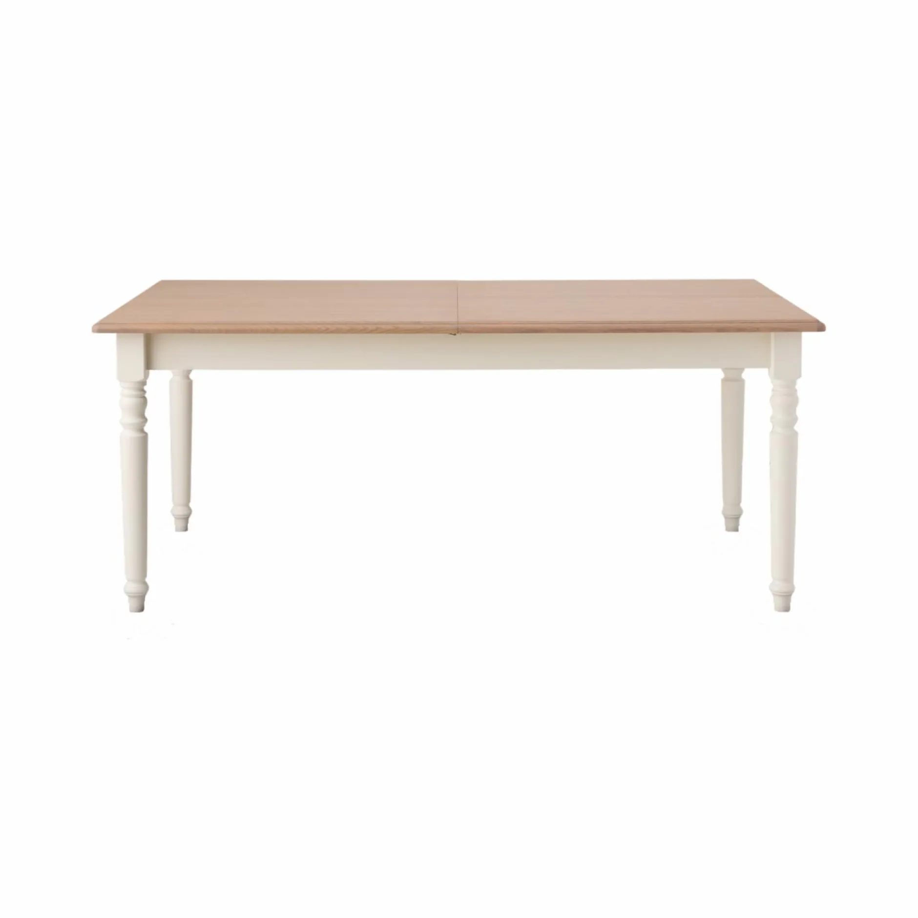 Tables À Manger|Tables>Camif Table à manger rectangulaire extensible bois et blanc 6 à 10 personnes Apolline
