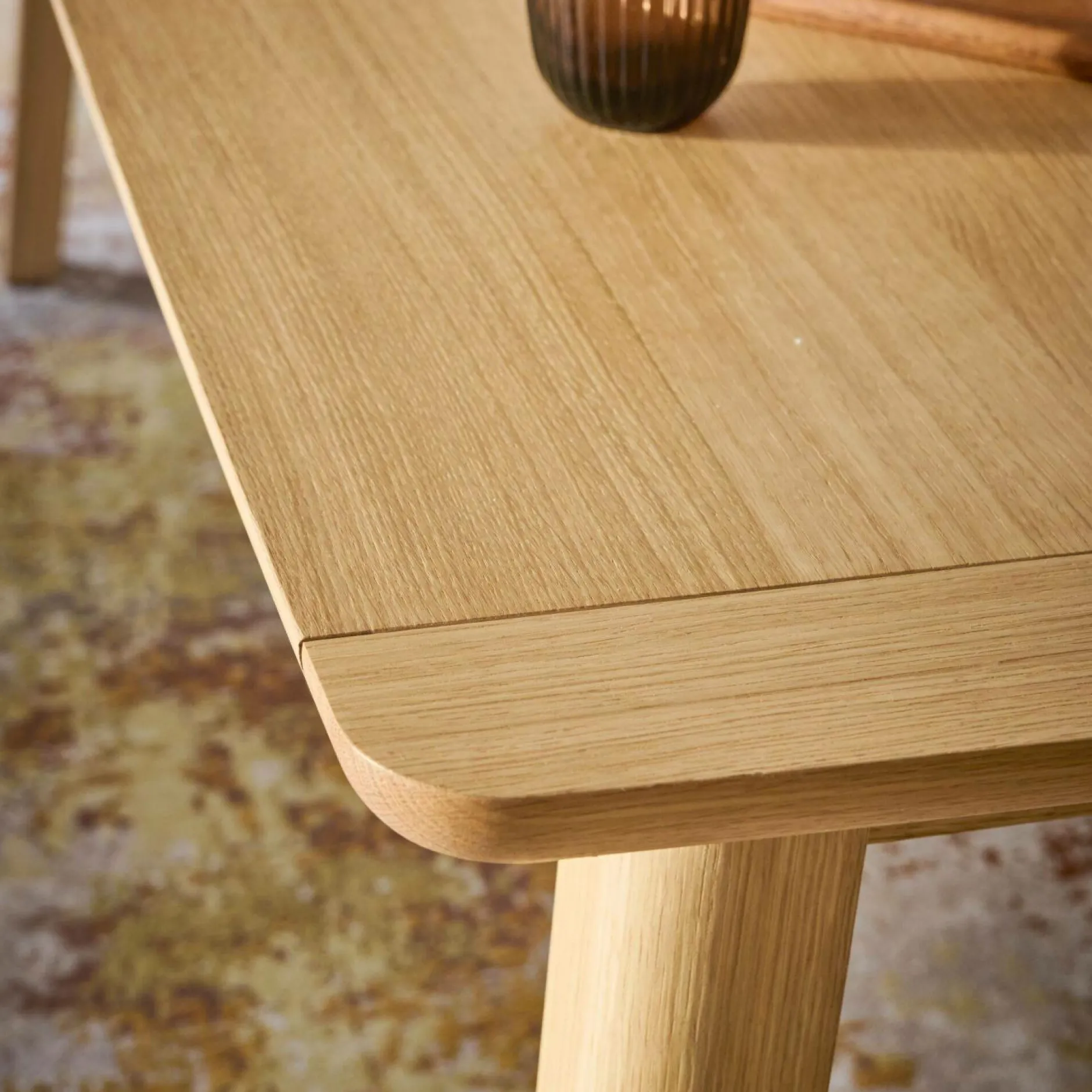 Tables À Manger|Tables>Camif Table à manger rectangulaire bois avec rallonges en option Adèle - 200 x 98 cm