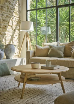 Tables Basses>Camif Table basse chêne massif Margaux