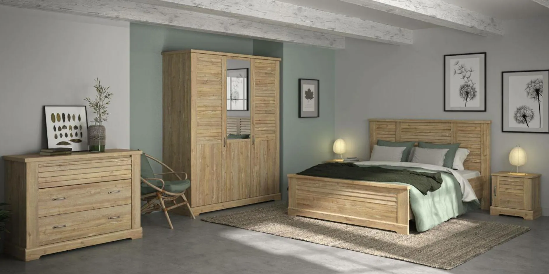 Tables De Chevet|Tables De Chevet>Camif Table de chevet 1 porte Elena