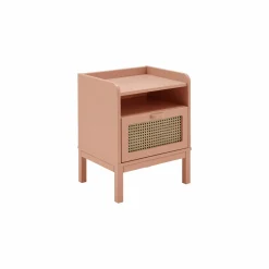 Chambres Enfant|Chambres Enfant>Camif Table de chevet 1 tiroir Sam - Terracotta