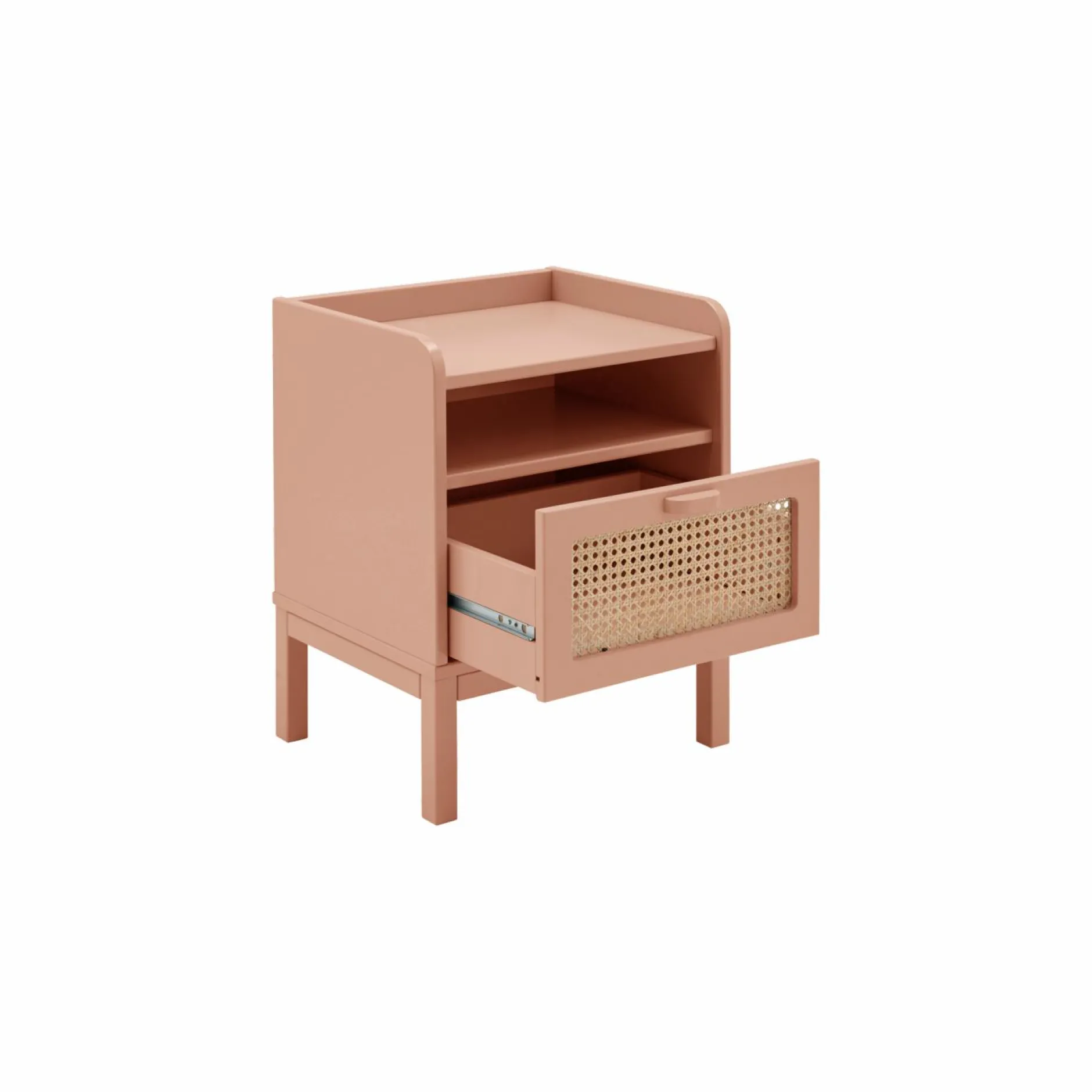 Chambres Enfant|Chambres Enfant>Camif Table de chevet 1 tiroir Sam - Terracotta