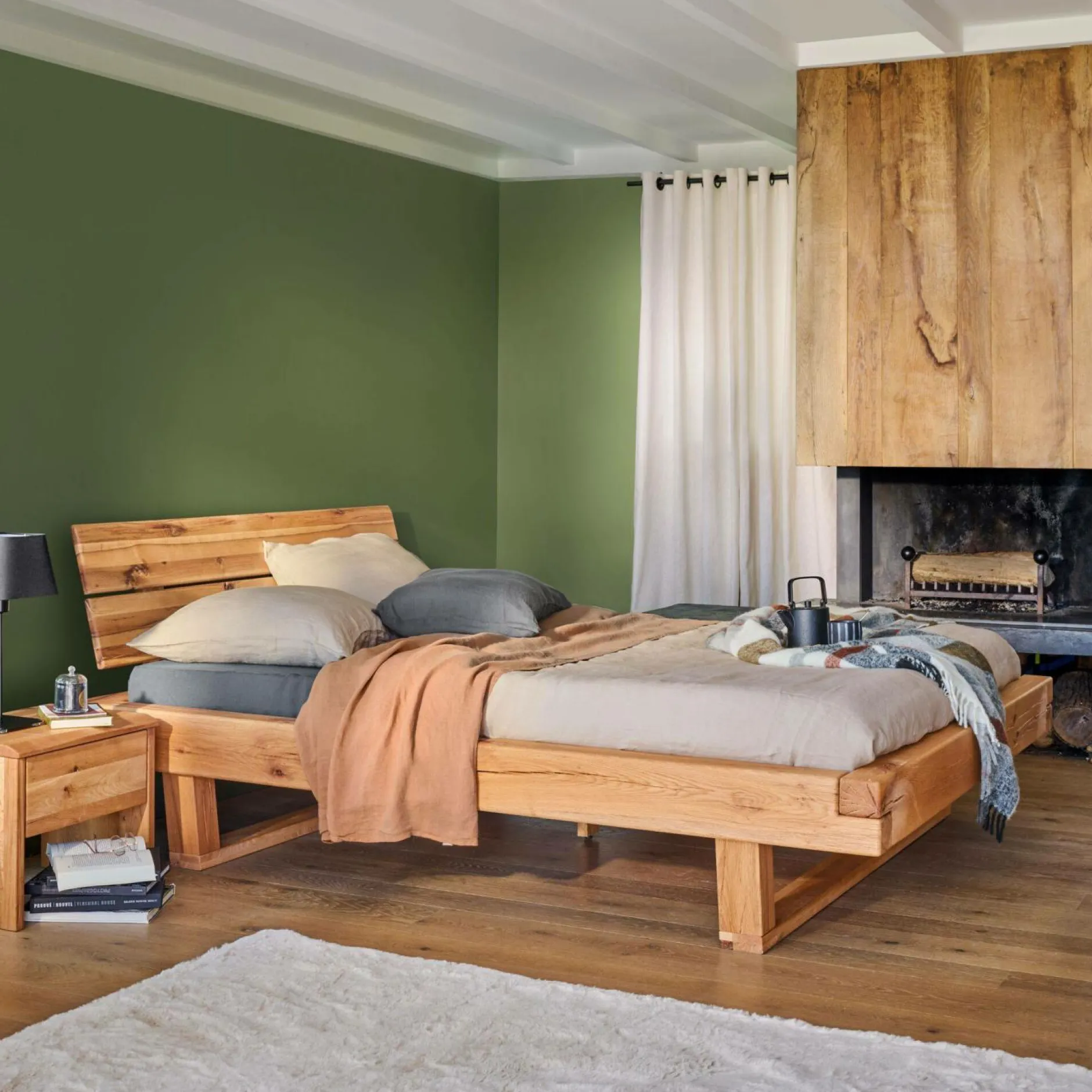 Tables De Chevet|Tables De Chevet>Camif Table de chevet chêne massif Clément