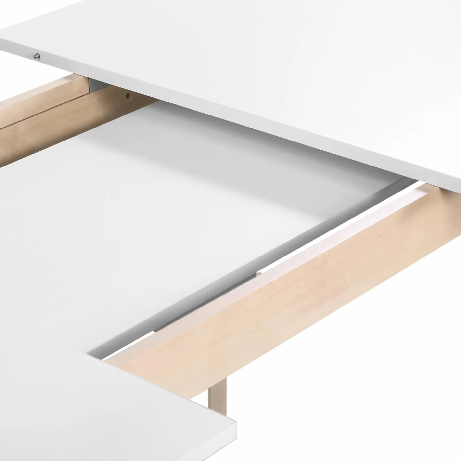 Tables À Manger|Tables>Camif Table rectangulaire extensible Agatha - Blanc