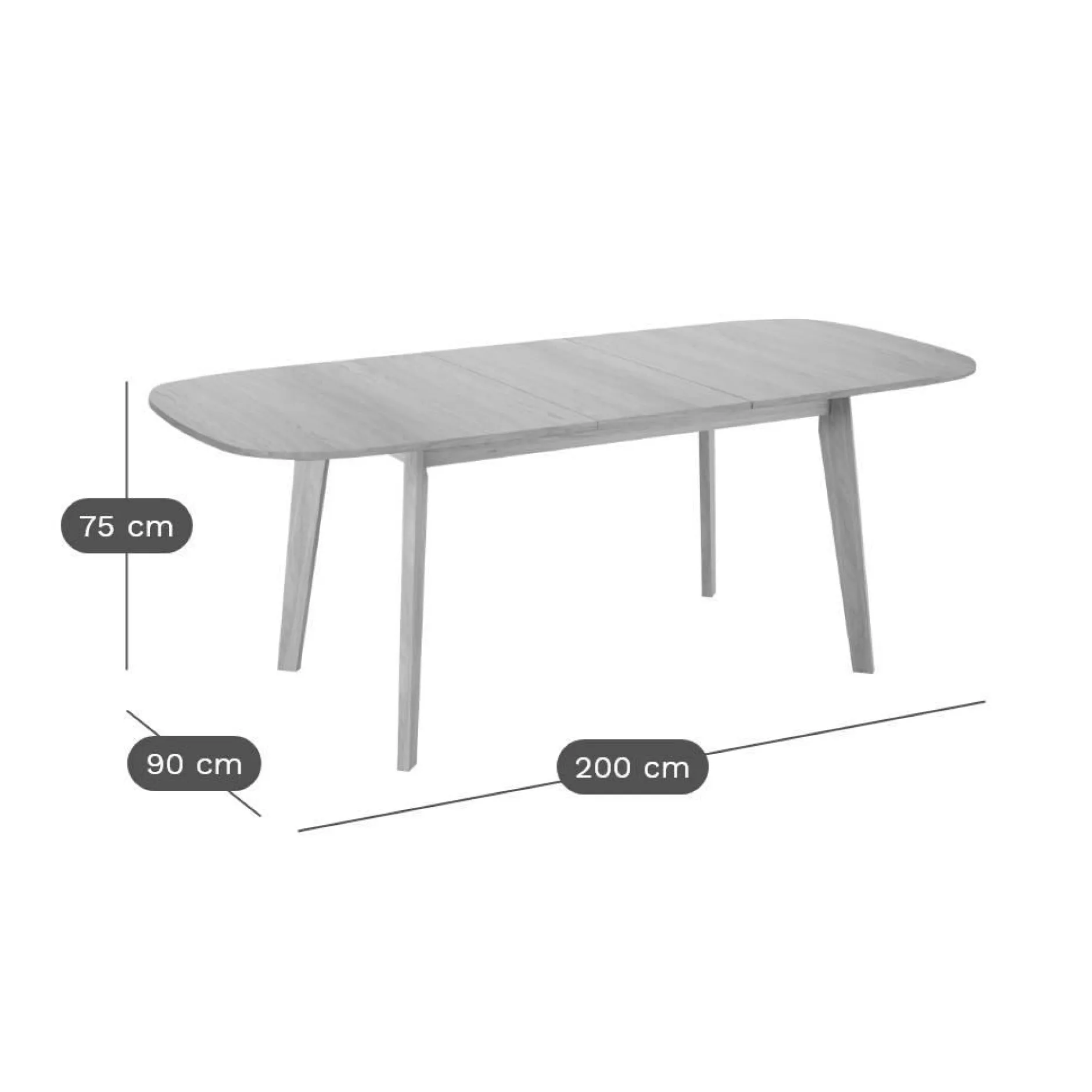 Tables À Manger|Tables>Camif Table rectangulaire extensible Agatha - Chêne