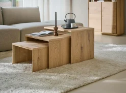 Tables Basses>Camif Tables gigognes bois Albin