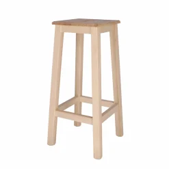 Tabourets>Camif Tabouret bois massif Edgar